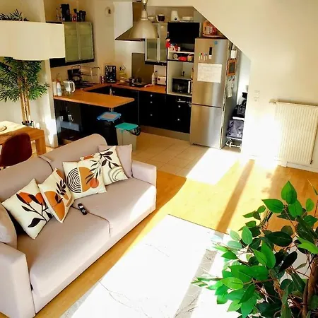 Duplex, Terrasse & Parking Face A L'arena Apartment *
